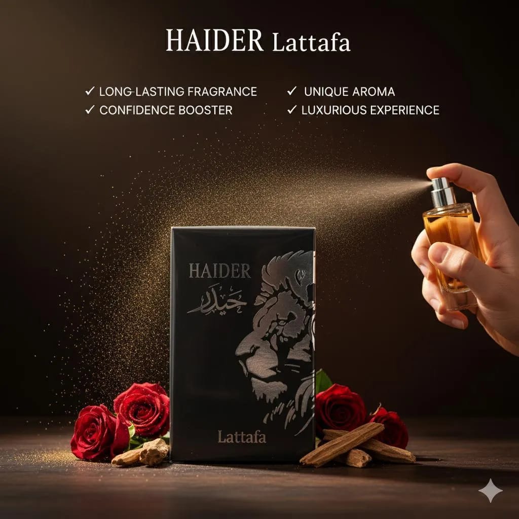 HAIDER Lattafa: Long - Lasting Luxury Scent - TACHNBEAUTY