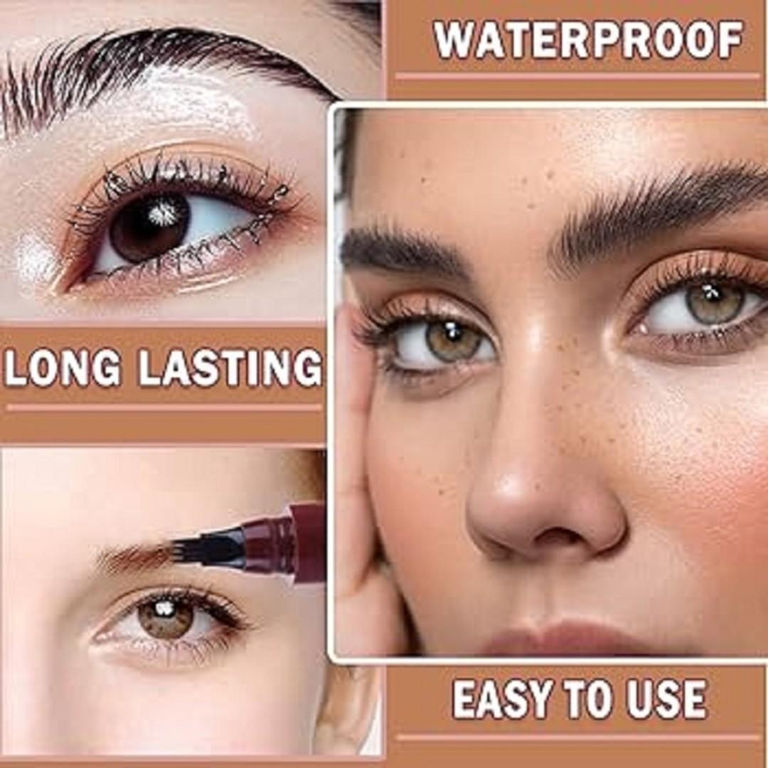 Waterproof Smudge Proof Eyebrow Pen - 1 Pc Brown Shades - TACHNBEAUTY