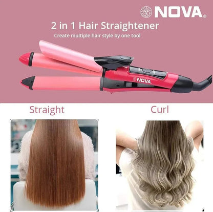 Frizz Therapy Hair Curler & Straightener - TACHNBEAUTY