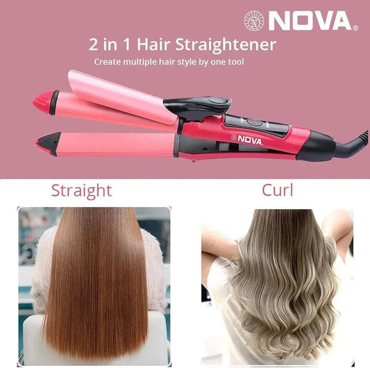 Frizz Therapy Hair Curler & Straightener - TACHNBEAUTY