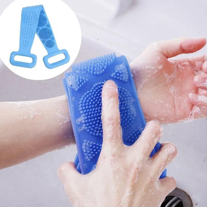 Silicone Back Bath Scrubber Belt - Double Sided - TACHNBEAUTY