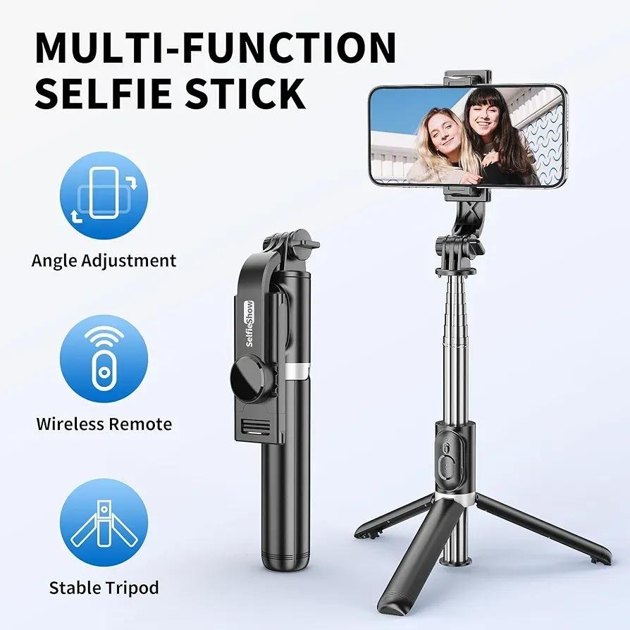 Premium Black Selfie Stick - Perfect for Every Occasion (1 Pcs) - TACHNBEAUTY