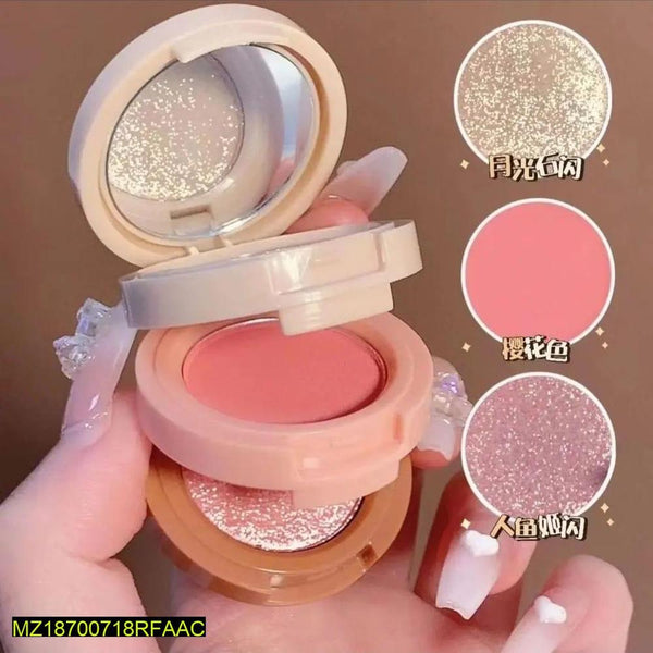 3 In 1 Mini Makeup Palette - TACHNBEAUTY