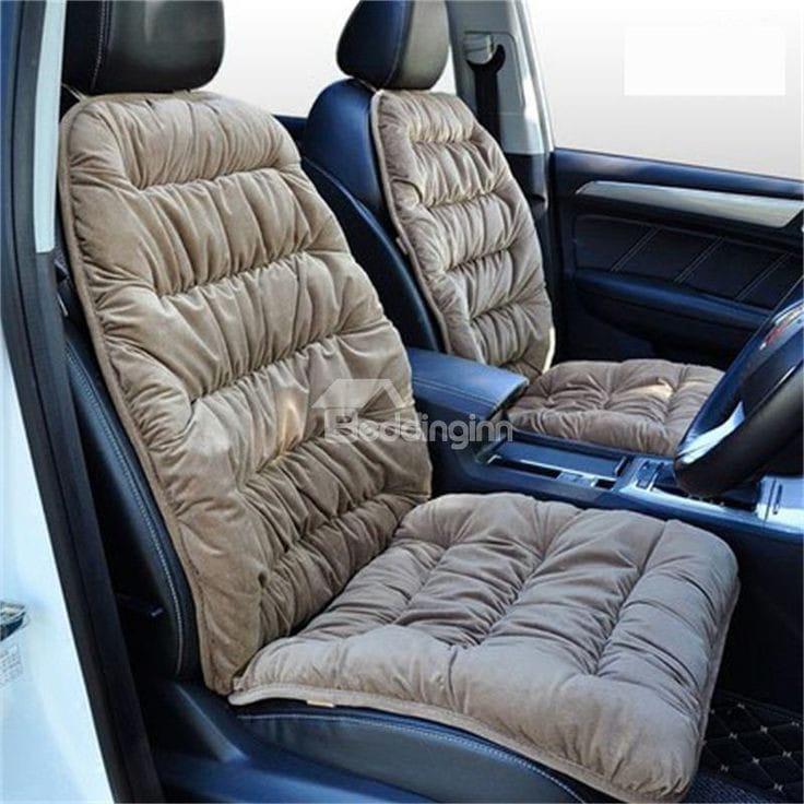 Stylish Velvet Seat Cushion - 1 Pc, Easy Installation and Durable Comfort - TACHNBEAUTY