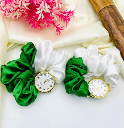 Stylish Women's Quartz Watch - Water Resistant - 1 Pc Green Strap - TACHNBEAUTY