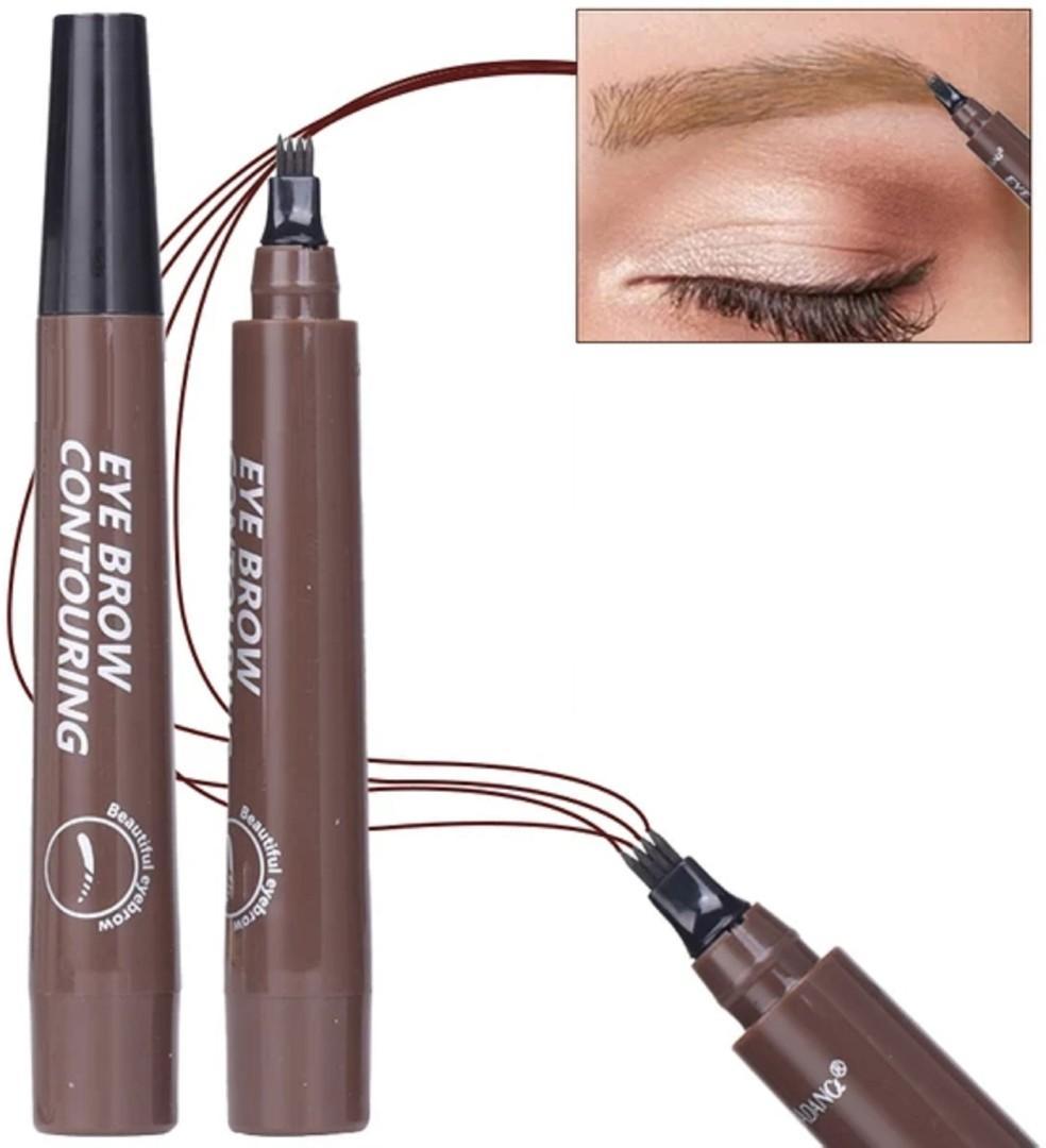 Waterproof Smudge Proof Eyebrow Pen - 1 Pc Brown Shades - TACHNBEAUTY
