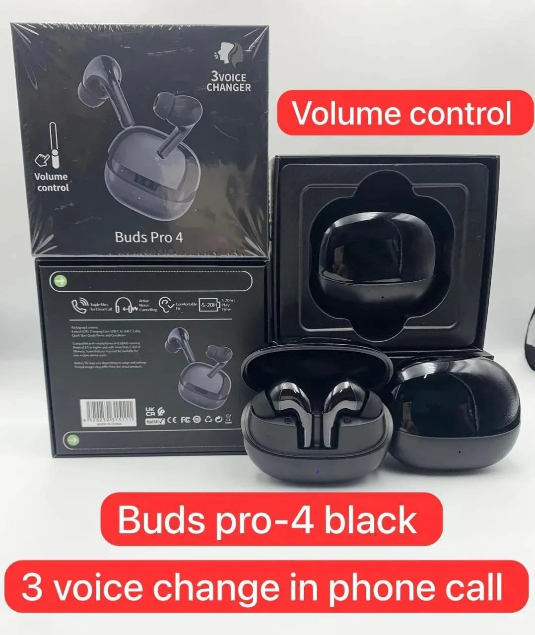 Buds 4 Pro – High - Resolution True Wireless Earbuds with ANC, LDAC & Long Battery Life - TACHNBEAUTY