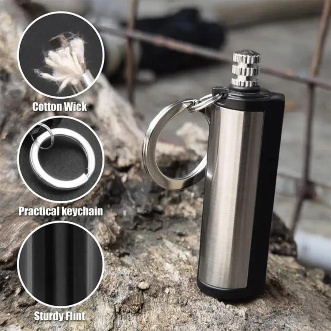 Stainless Steel Gas Lighter - 1 Pc for Stylish and Functional Kitchen Use - TACHNBEAUTY