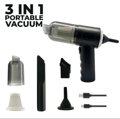 Compact 1 Pc Portable Car Vacuum for Effortless Cleaning - TACHNBEAUTY