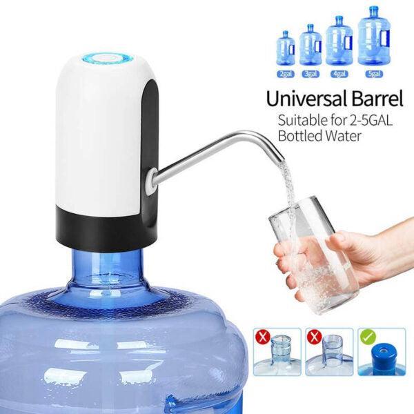 Portable & Rechargeable Electric Water Pump - 1 Pc for Hassle - Free Water Dispensing - TACHNBEAUTY
