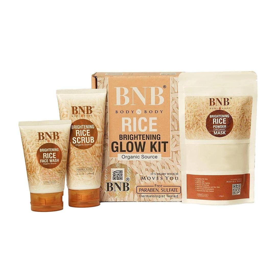 Rice Extract Facial Kit For Bright & Glowing Skin - TACHNBEAUTY