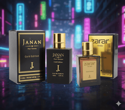 Janan & Zarar Perfume Set - 2 Pcs Liquid Fragrance for Everyone - TACHNBEAUTY